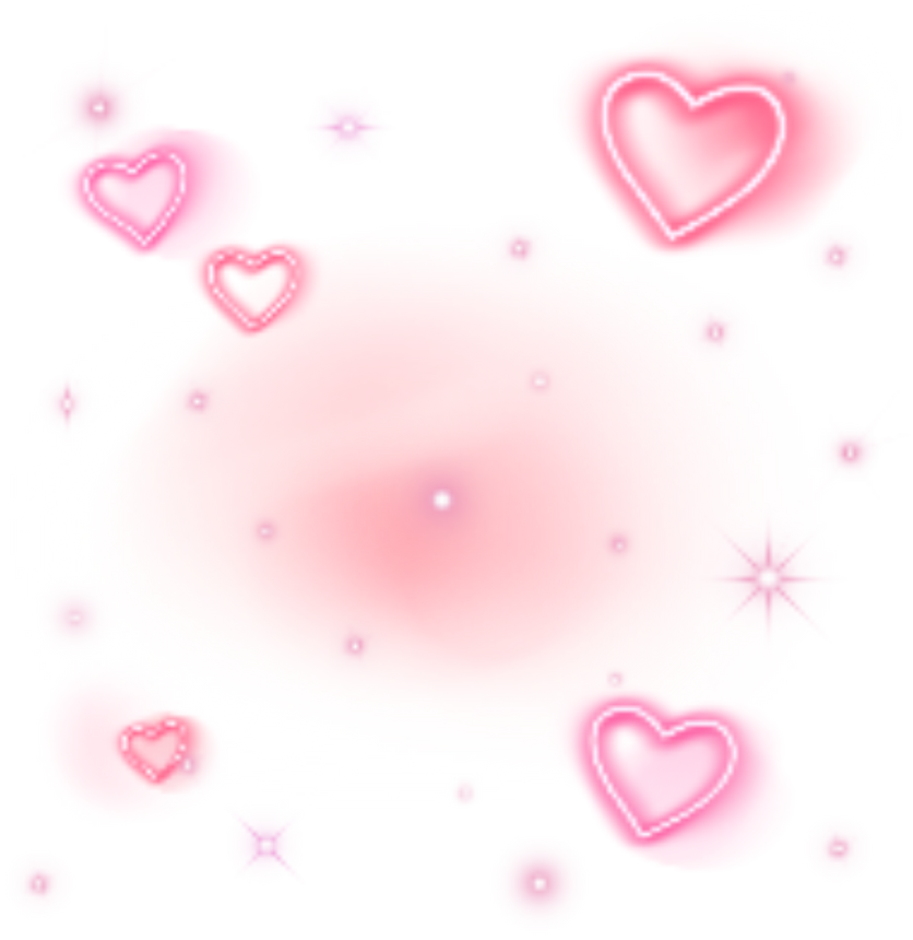 Sparkling Hearts Background